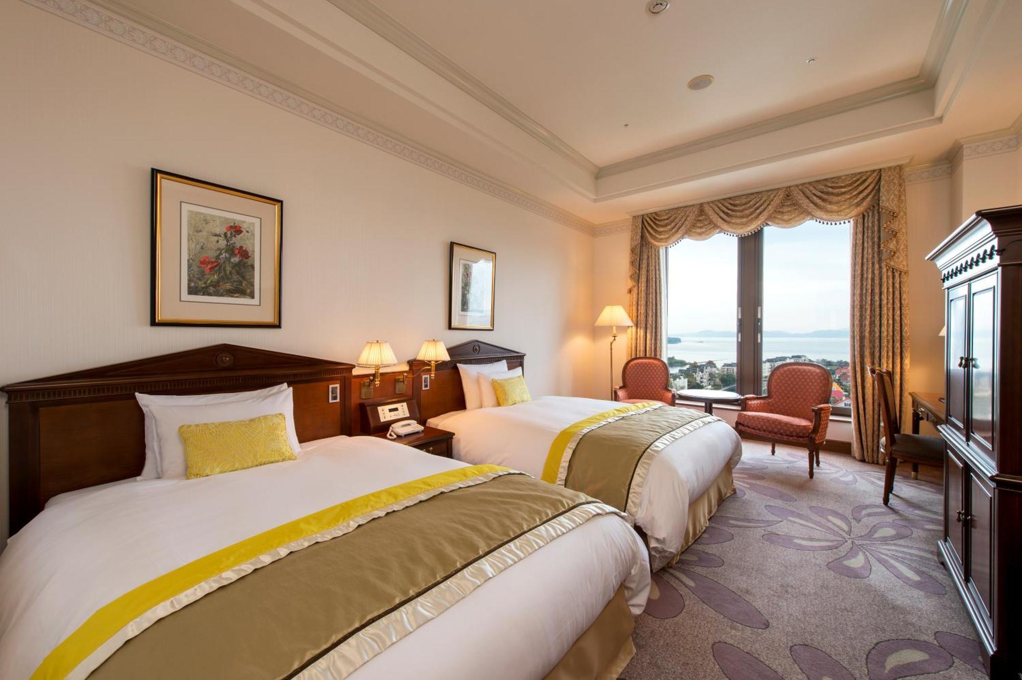 Hotel Okura Jr Huis Ten Bosch Szaszebo Kültér fotó Deluxe twin room