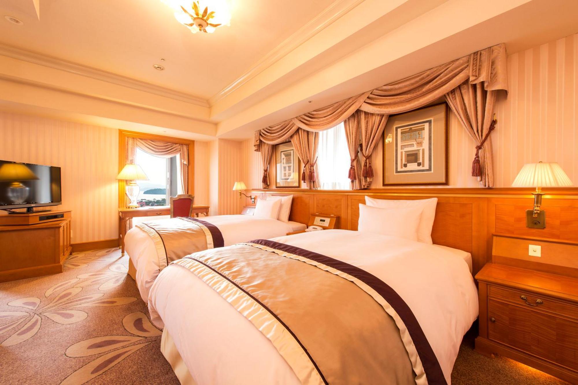 Hotel Okura Jr Huis Ten Bosch Szaszebo Kültér fotó Deluxe Twin