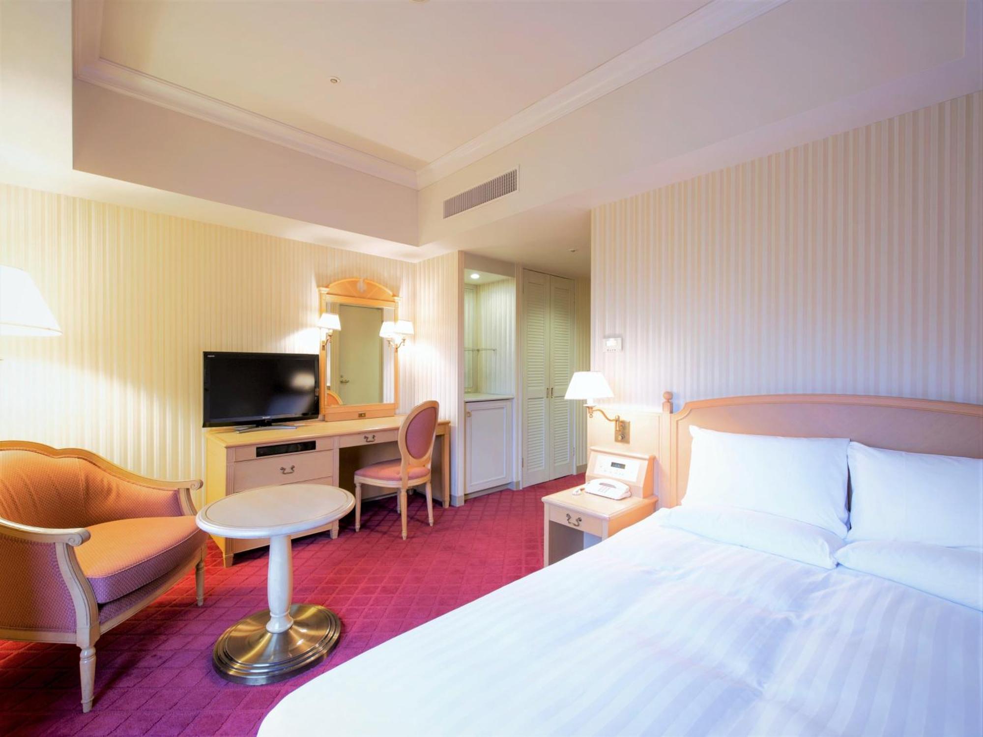 Hotel Okura Jr Huis Ten Bosch Szaszebo Kültér fotó A room at the hotel