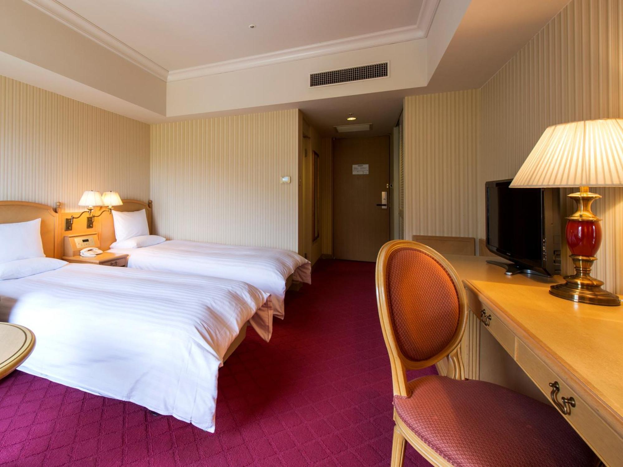 Hotel Okura Jr Huis Ten Bosch Szaszebo Kültér fotó A room at the hotel