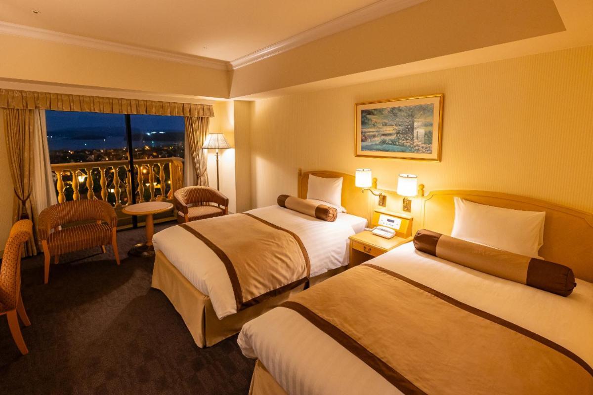 Hotel Okura Jr Huis Ten Bosch Szaszebo Kültér fotó Deluxe Room