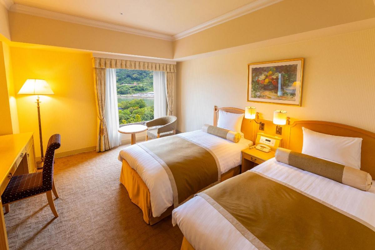 Hotel Okura Jr Huis Ten Bosch Szaszebo Kültér fotó Deluxe Twin Room